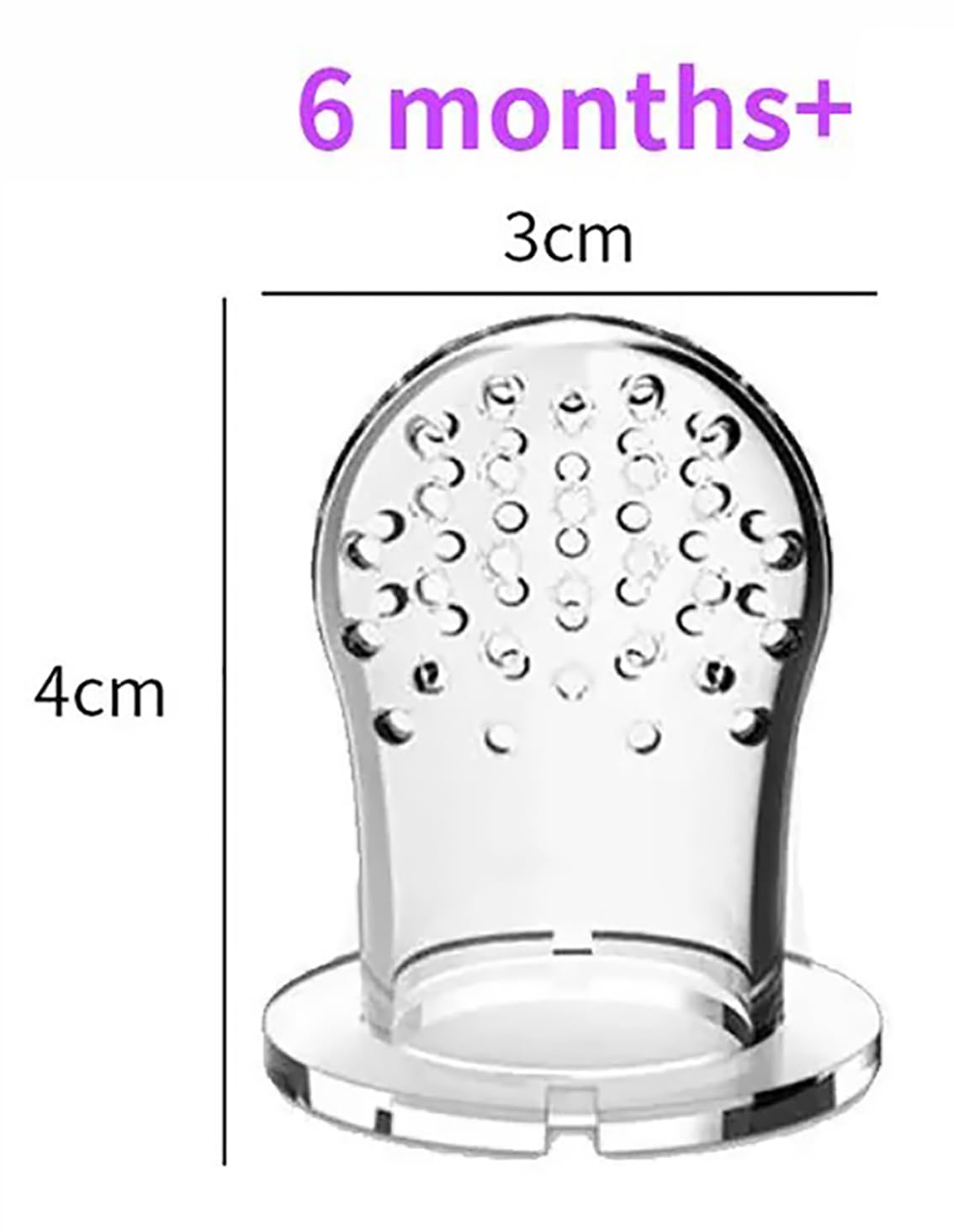 BPA-Free Silicone Fruit Pacifiers For Baby (Pack of 2)