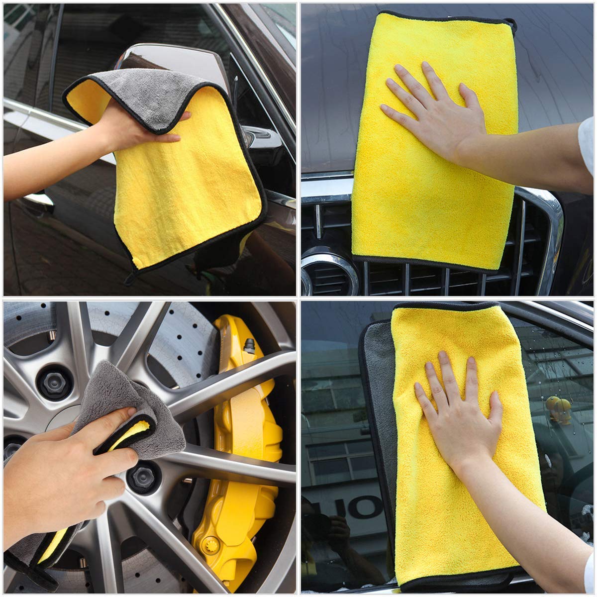 Multipurpose Double-Sided Microfiber Cloth (Pack of 2)