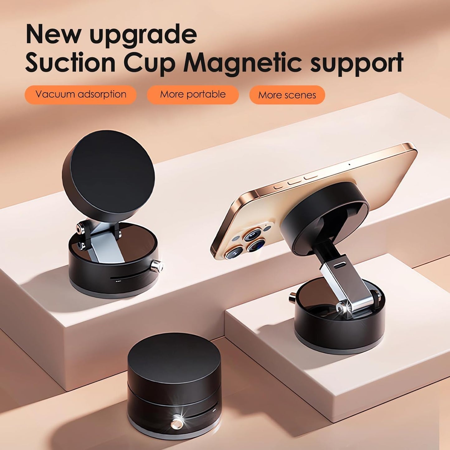 360° Vacuum Magnetic Suction Phone Holder