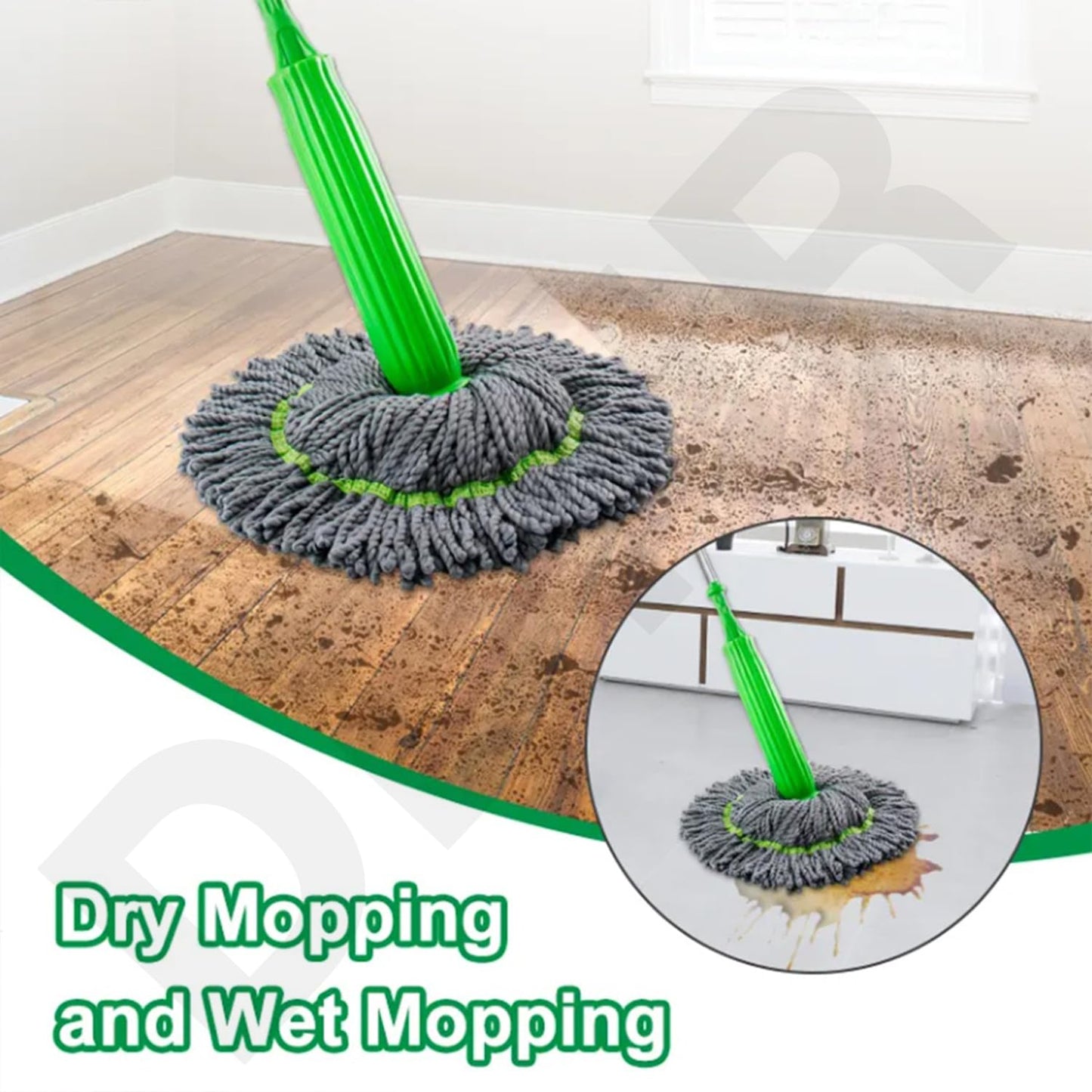 2 in 1 Dehydrated Self-Wringing Mop